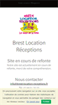 Mobile Screenshot of brest-location-receptions.fr