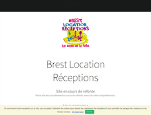 Tablet Screenshot of brest-location-receptions.fr